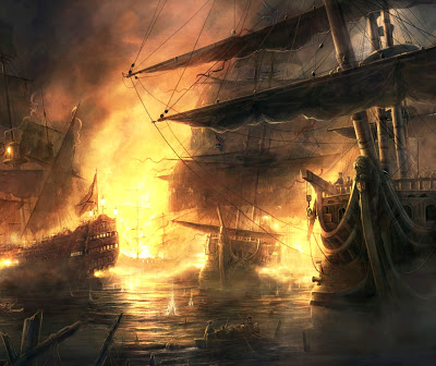 Name:  Fireships were an archaic, but effective, threat to the cross-Channel transportation of armies, .jpg
Views: 7721
Size:  48.9 KB