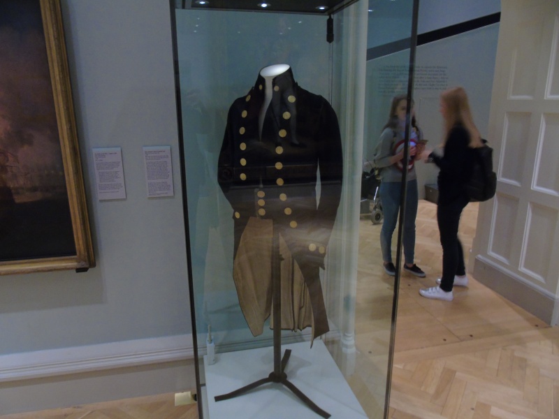 One of Nelson's undress uniform coats.  Note how small he was.