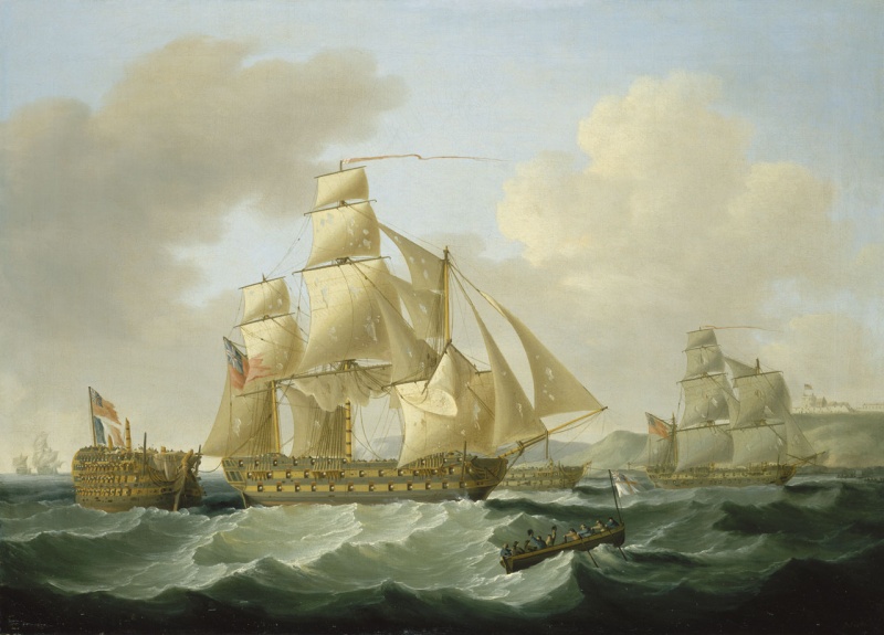 Name:  Strachan's_Action_after_Trafalgar,_4_November_1805_Bringing_Home_the_Prizes.jpg
Views: 1408
Size:  129.6 KB