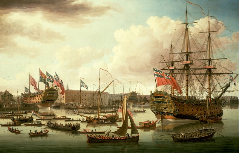 Name:  John_Cleveley_the_Elder,_The_Royal_George_at_Deptford_Showing_the_Launch_of_The_Cambridge_(1757).jpg
Views: 20654
Size:  178.5 KB