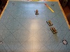 Wow, over 5 jears old, i bought it for the game from wizkid, Pirates of the Spanish coast, and now, in 2014 , i can use this beautiful PVC mat again  for new and better battles ;-), i think its enough, it is 90 cm x 90 cm