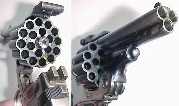 Name:  Triple Barrel 18 shot Revolver.jpg
Views: 6702
Size:  34.7 KB