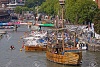 10165378 Bristol England July 31 2011 The replica fifteenth century wooden sail ship The Matthew