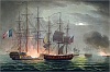 poster capture of la desiree july 7th 1800 from the naval achievements of great britain by james