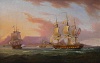 Thomas Whitcombe   Naval ships off Cape Town