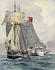War of 1812 USS Oneida Capturing British Schooner Lord Nelson 1