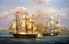 U.S.S. Constellation vs. French Frigate L'Insurgent 9 Feb. 1799 1