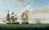 Nicholas+Pocock The+Spanish+Frigate+'la+Fama'+Having+Outsailed+The+'medusa'+Enga   rs+To+H M S +